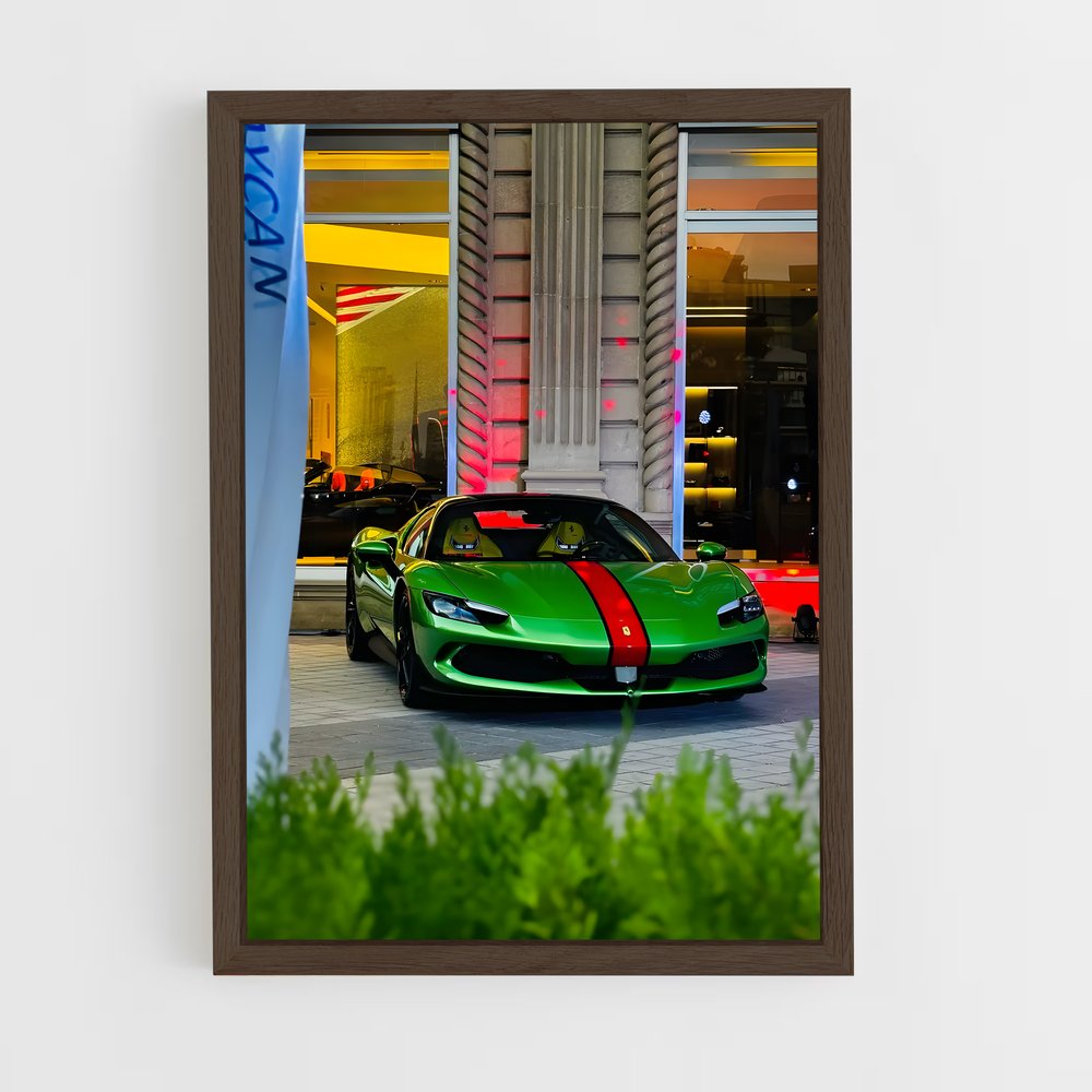 Poster gtb middle – affiche Ferrari (vue 5)